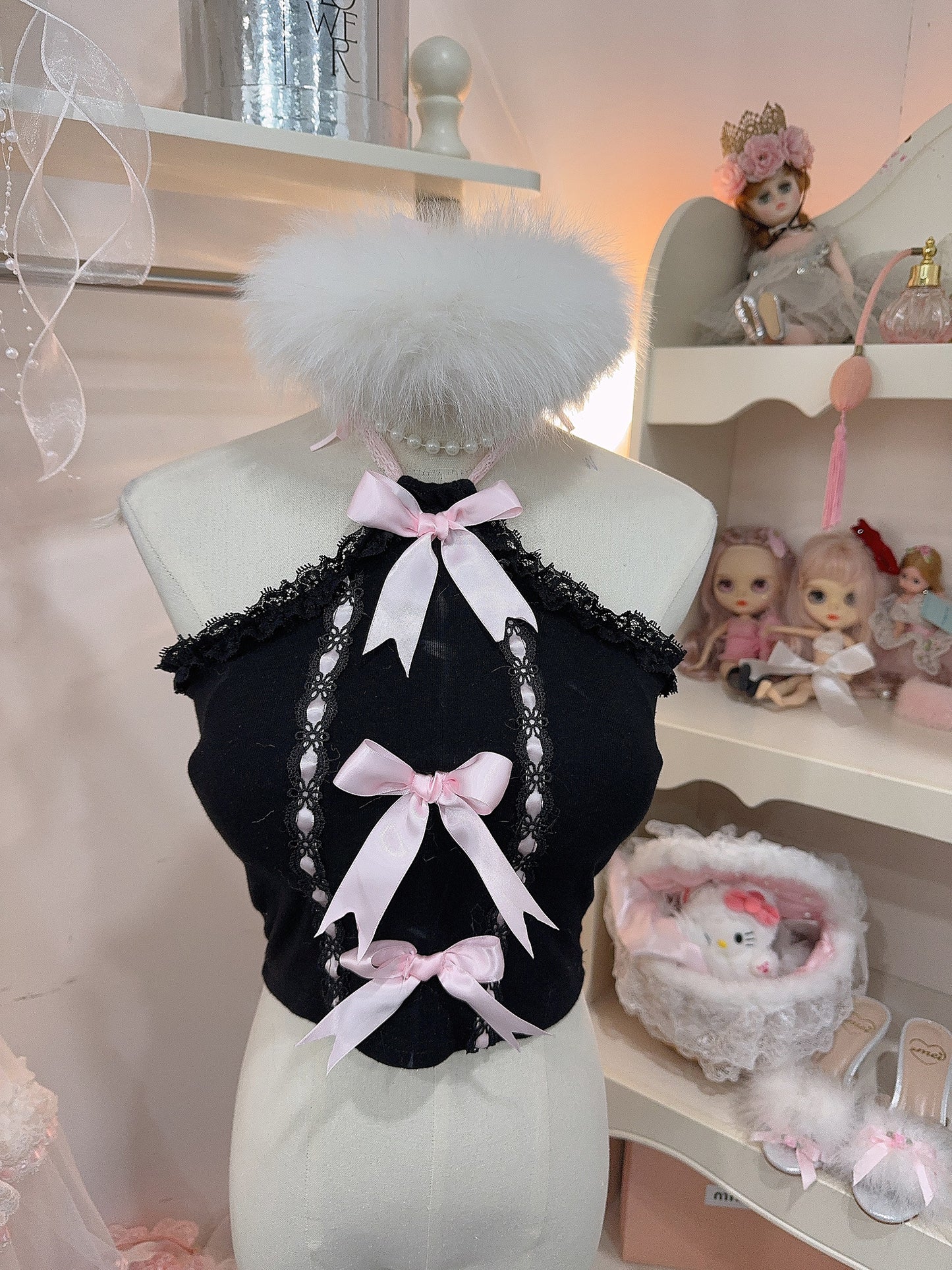 Hauts à garniture de style Lolita MK18934