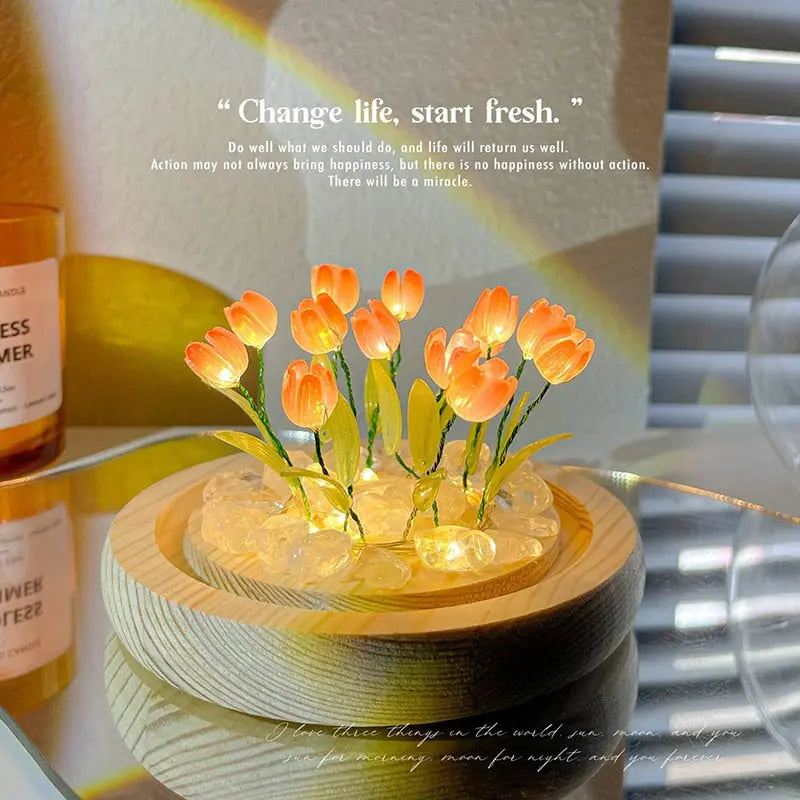 Pack de bricolage de veilleuse tulipe 