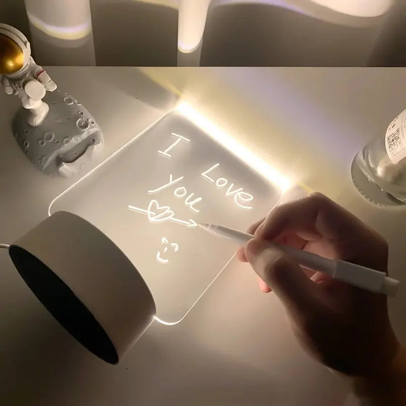 USB Led Love Night Message Board Lamp With PEN W396
