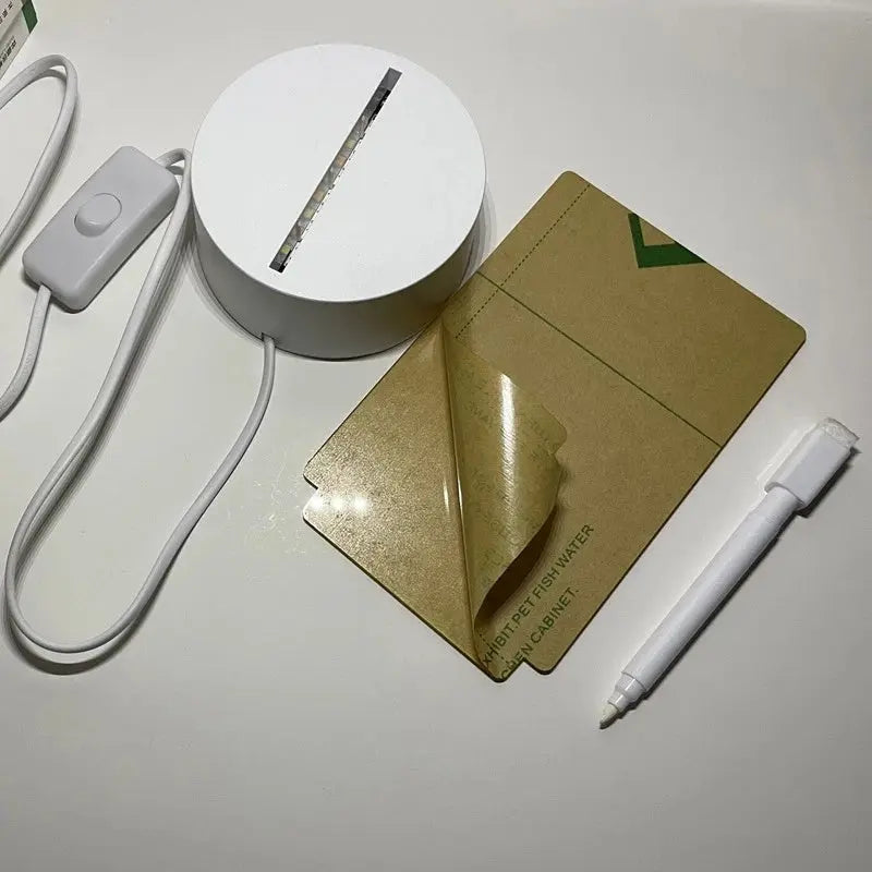 USB Led Love Night Message Board Lamp With PEN W396