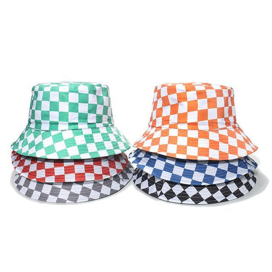 Checker Bucket Hat