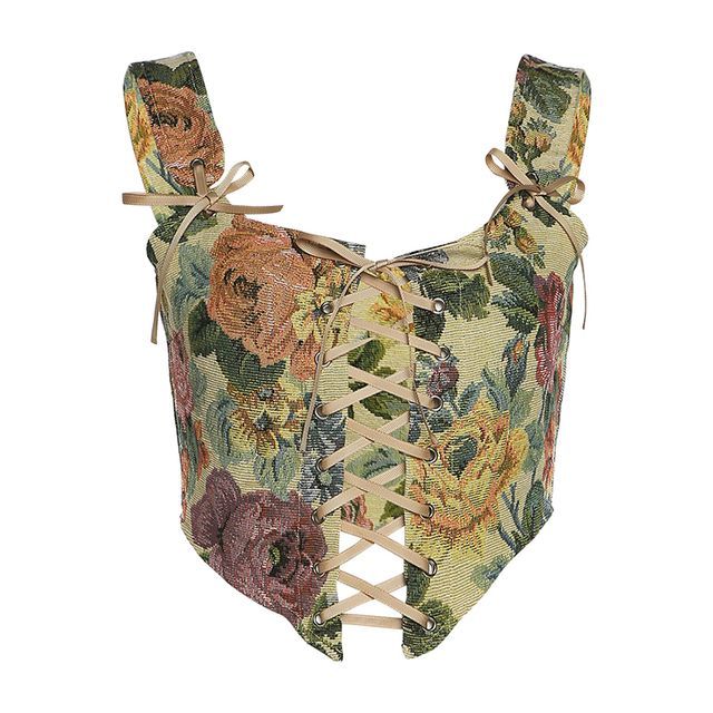 Floral Top Corset
