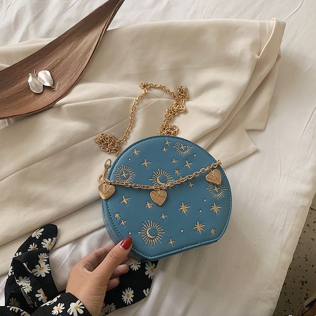 Bag Chain Crossbody Embroidered