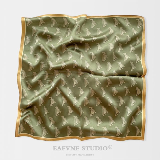 designs) Silk (various Scarf Print