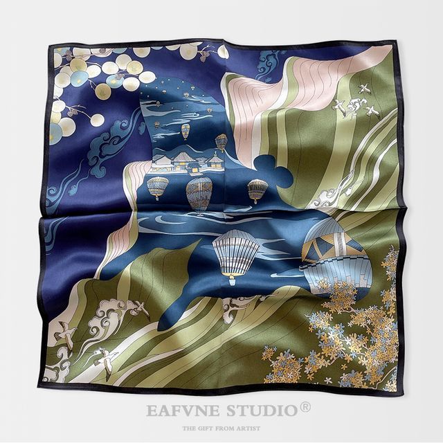 designs) Scarf Silk Print (various