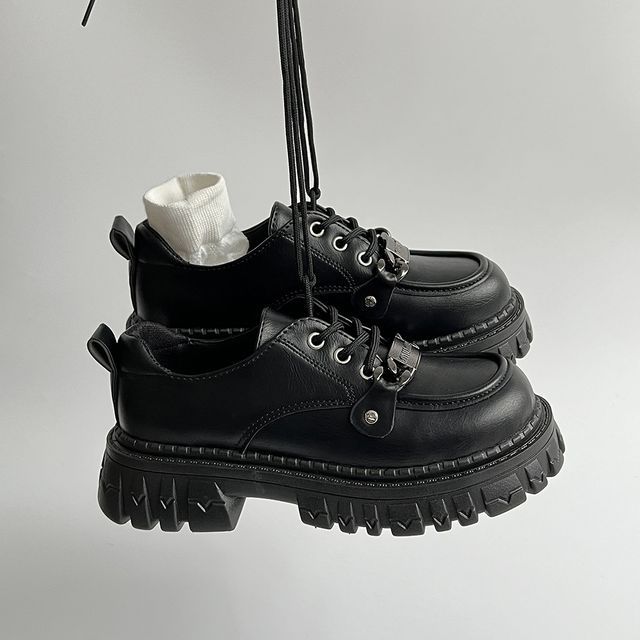 Platform Shoes Lace-Up