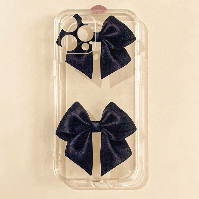 Phone Bow Transparent Case