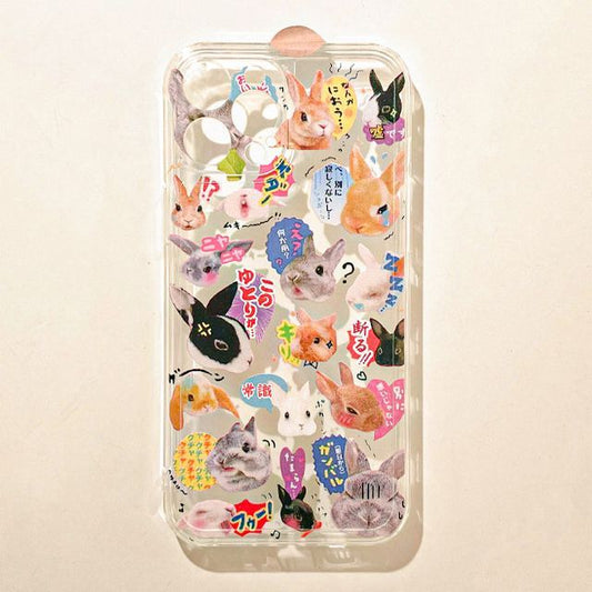 Phone Transparent Case Rabbit