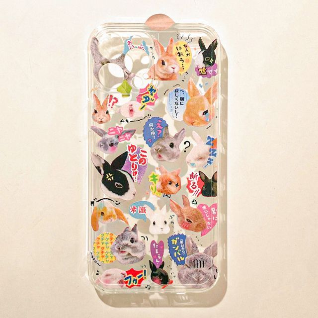 Phone Transparent Case Rabbit