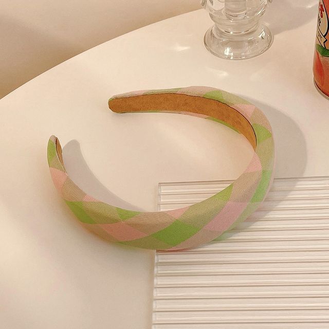 Fabric Argyle Headband