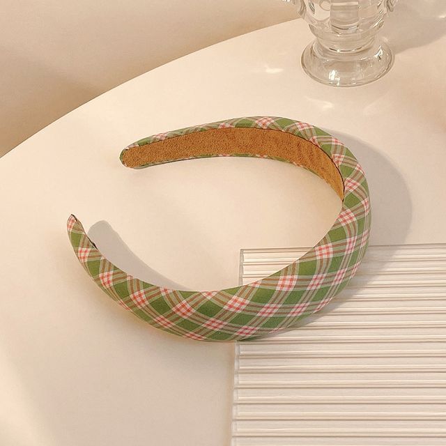 Fabric Argyle Headband