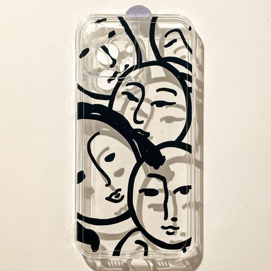 Case Transparent Print Phone
