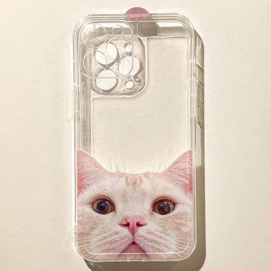 Cat Case Transparent Phone