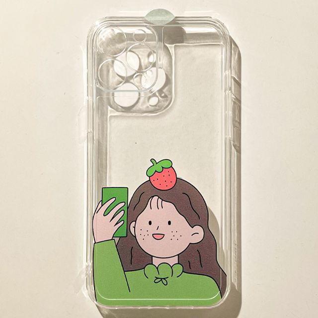 Transparent Case Phone Cartoon