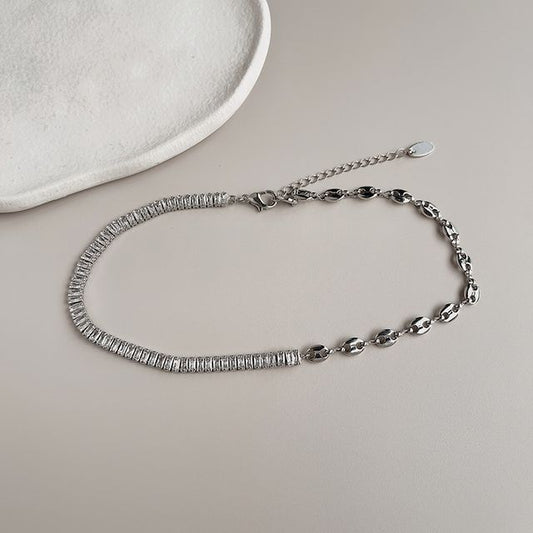 Alloy Choker Rhinestone