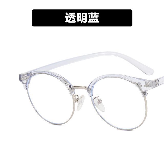 Glasses Filtering Light Round Blue