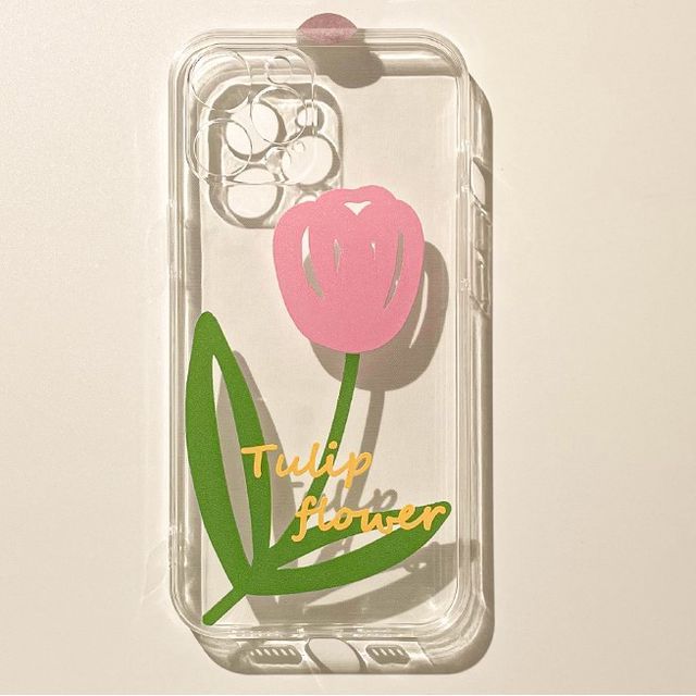 Phone Tulip Case Transparent