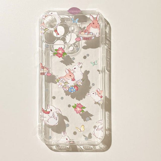 Case Transparent Rabbit Phone