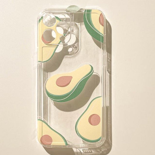 Case Transparent Phone Avocado