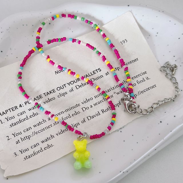 Bear Necklace Bead