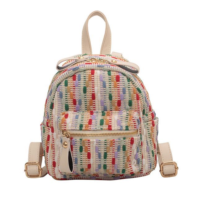 Mini Woven Backpack