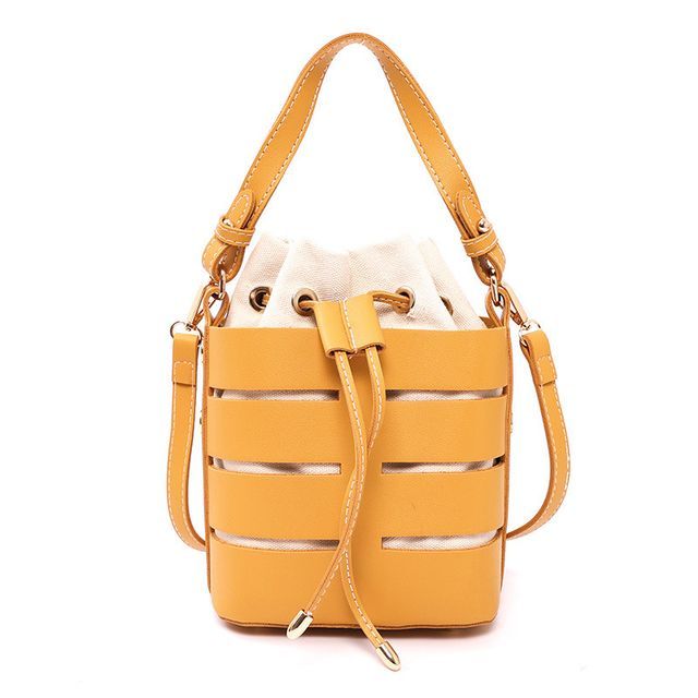 Bag Bucket Leather Faux