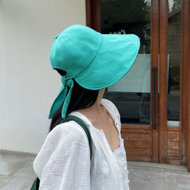 Bow Sun Hat Plain