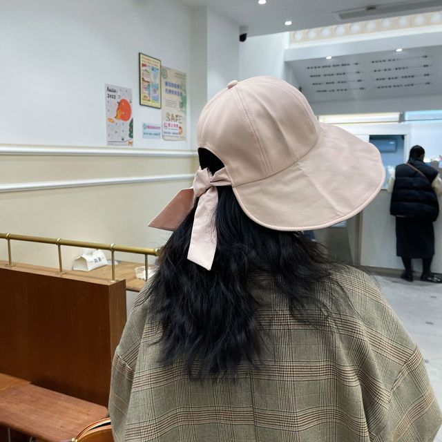 Bow Sun Hat Plain