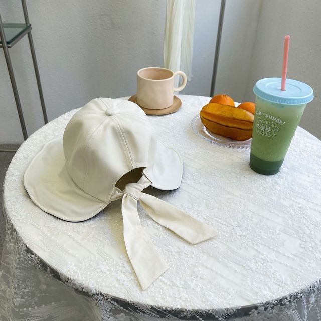 Bow Sun Hat Plain