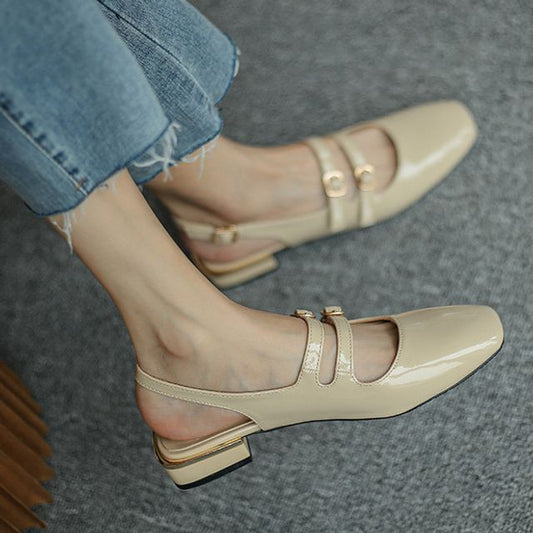 Flats Double Strap Slingback