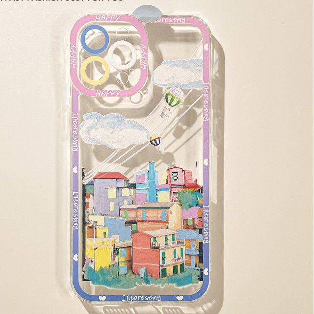 City Print Transparent Phone Case