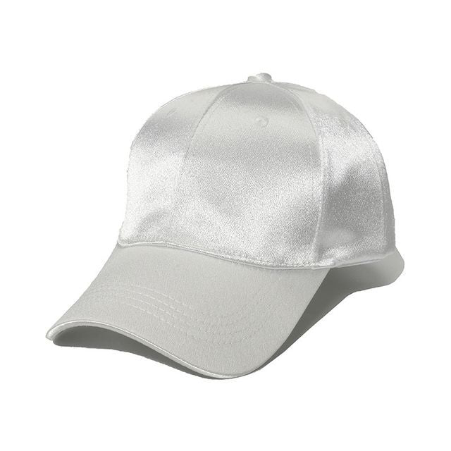 Baseball Cap Satin Plain