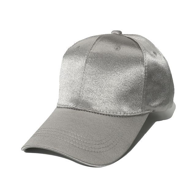 Baseball Cap Satin Plain