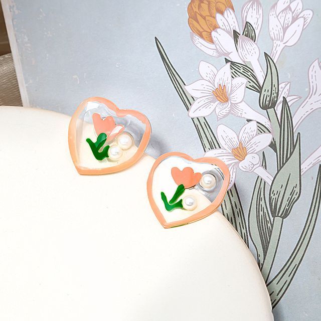 Flower Stud Earring / Drop Earring