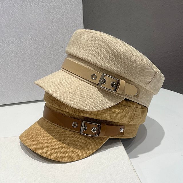 Linen Military Cotton Cap Belt