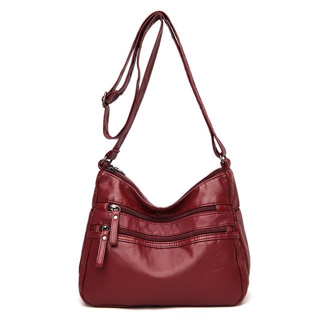Faux Crossbody Leather Bag