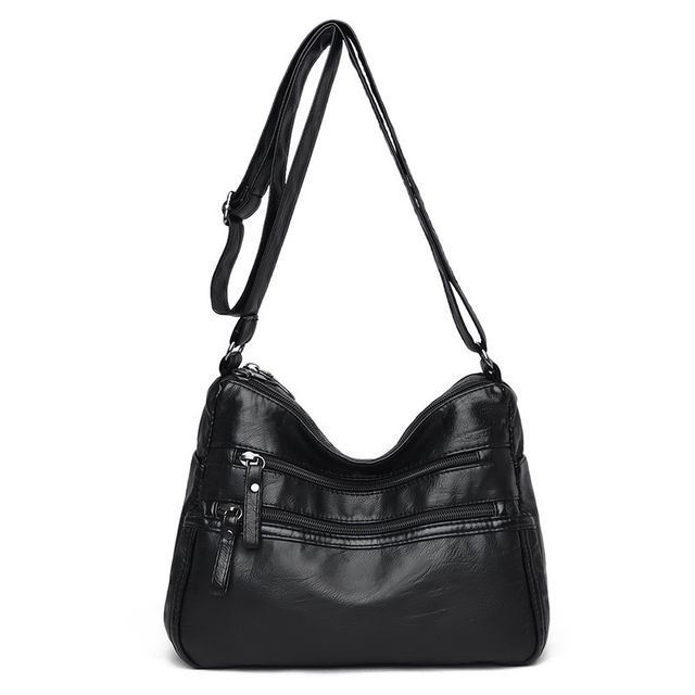 Faux Crossbody Leather Bag
