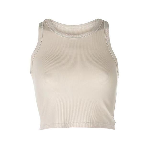 Plain Tank Cropped Top