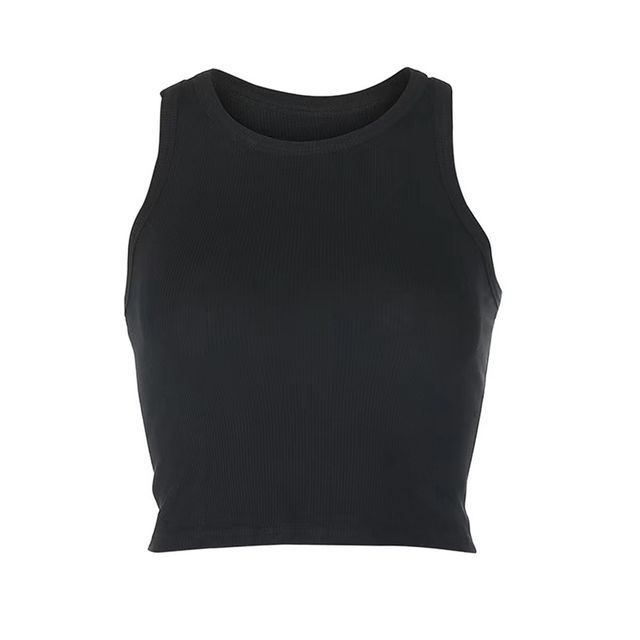 Plain Tank Cropped Top
