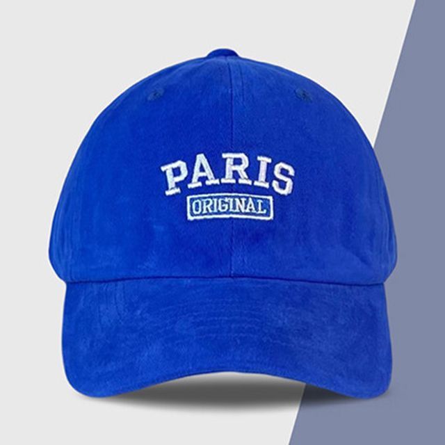 Lettering Cap Baseball Embroidered