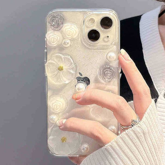 Case Phone Flower 3D