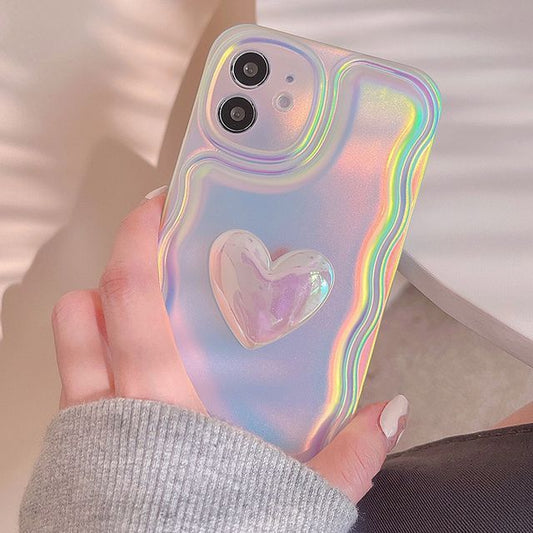 Heart Hologram Case Phone