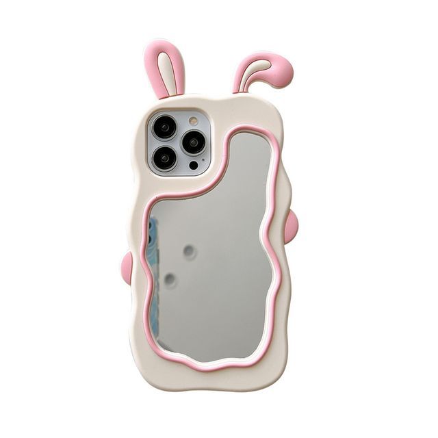 Rabbit Phone Case Mirrored