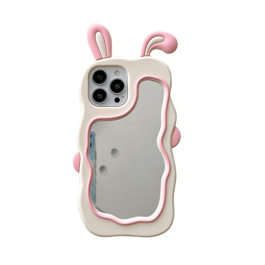 Rabbit Phone Case Mirrored