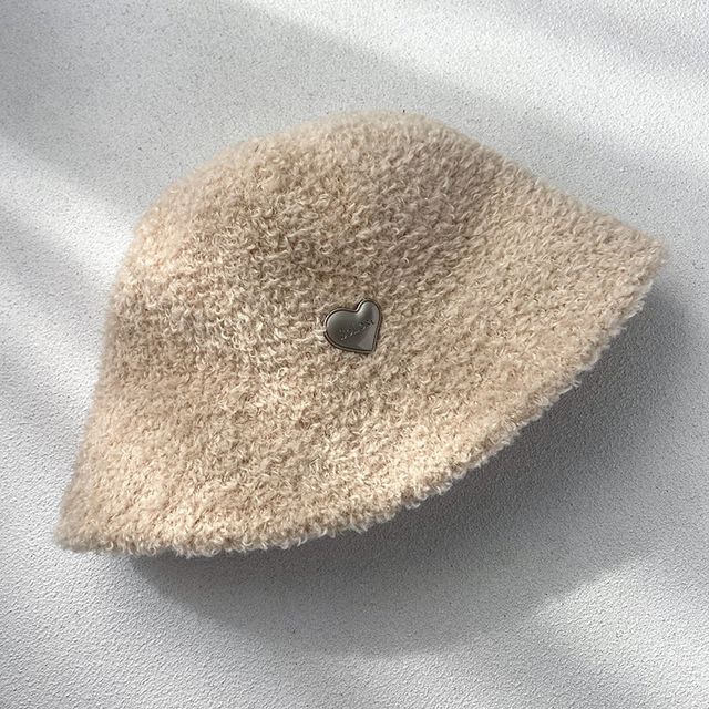 Bucket Plain Chenille Hat
