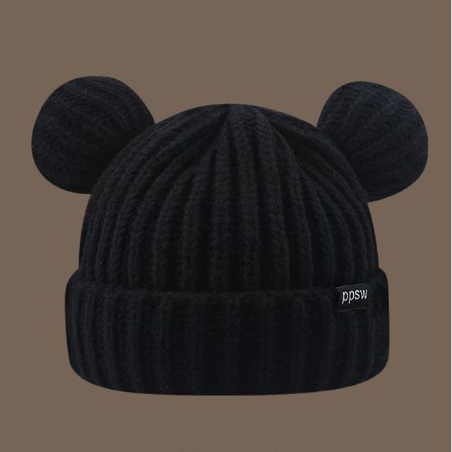Bear Knit Beanie Ear