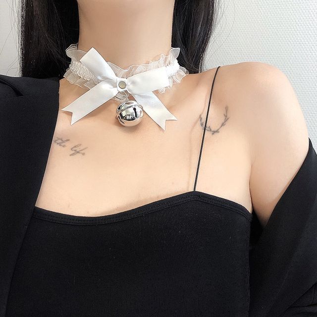 Bell Ribbon Choker
