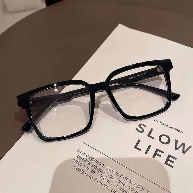 Light Eyeglasses Blue Square Blocking Frame