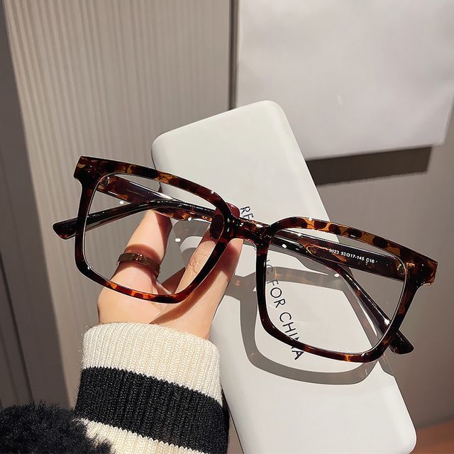Light Eyeglasses Blue Square Blocking Frame