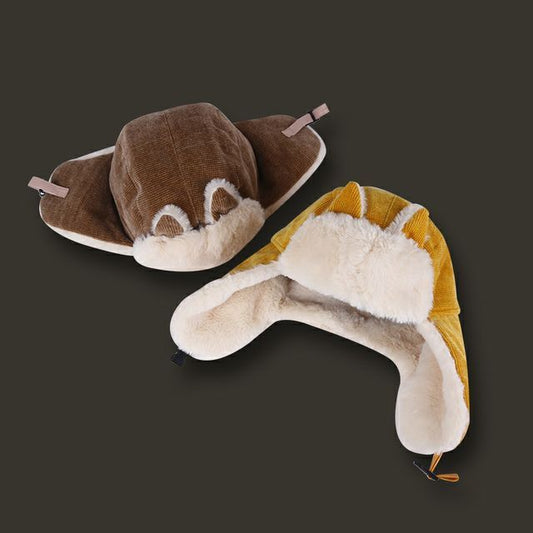 Cat Hat Chenille Ear Trapper